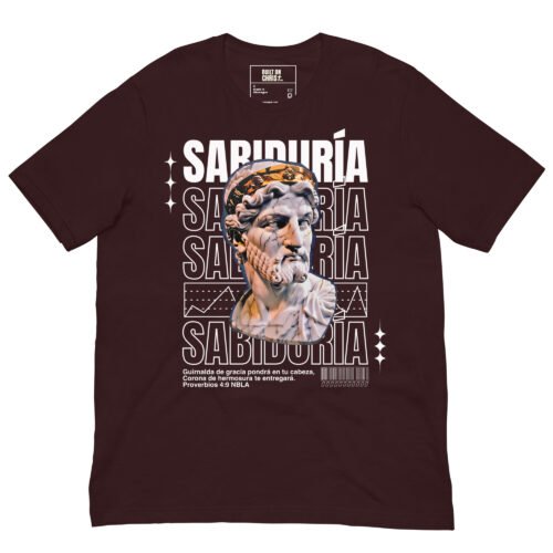 SABIDURÍA - Camiseta de manga corta unisex